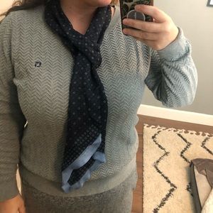 Chase employee attire silk scarf